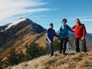 45 autoscatto dallo Zucchin (1206 m) con sullo sfondo il Monte Gioco